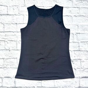 Oiselle black third eye tank size 2